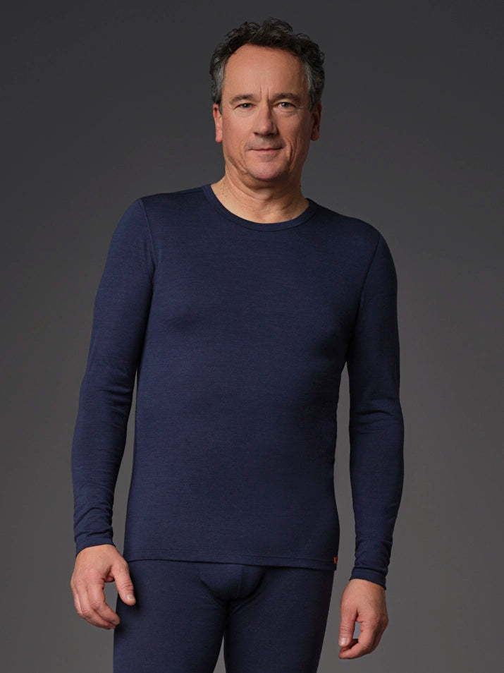 Laden Sie das Bild in Galerie -Viewer, 100 % Merinowolle-Shirt Herren | 190 g/m² | Exzellenter Wärmeschutz