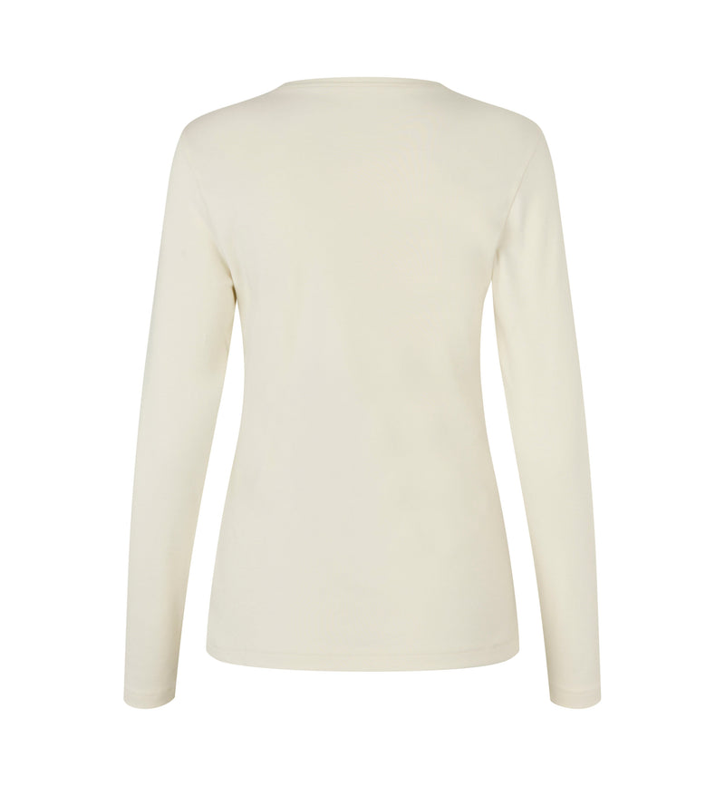 Laden Sie das Bild in Galerie -Viewer, ID ökologisch Langarm Damen Interlock T-Shirt - 5003