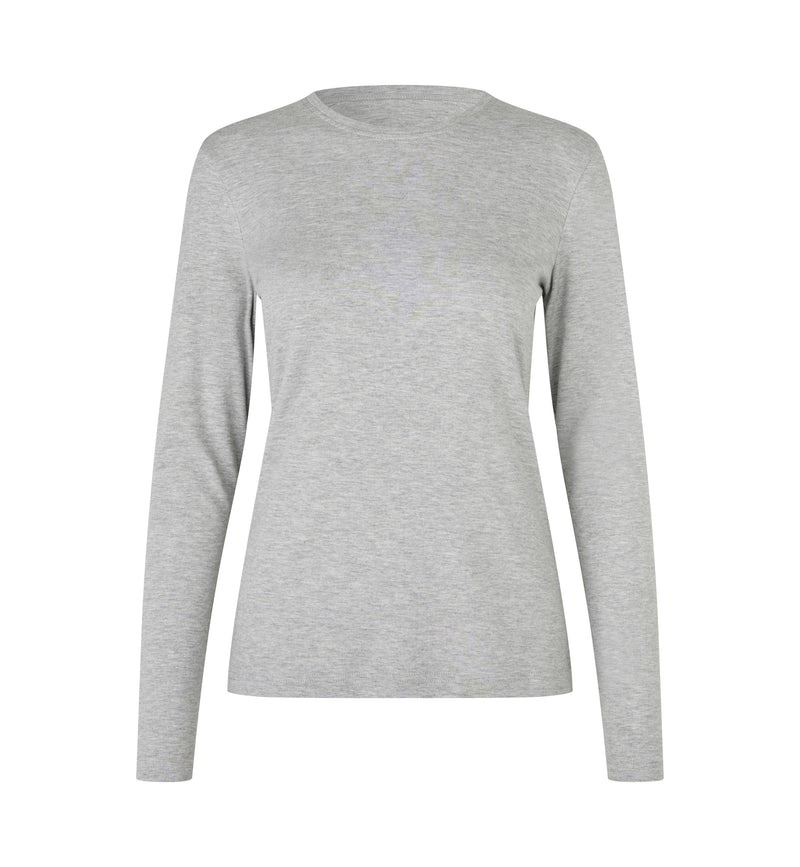 Laden Sie das Bild in Galerie -Viewer, ID ökologisch Langarm Damen Interlock T-Shirt - 5003