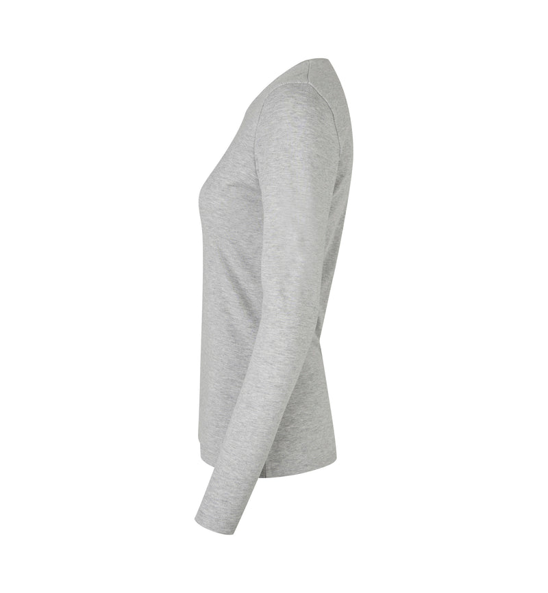 Laden Sie das Bild in Galerie -Viewer, ID ökologisch Langarm Damen Interlock T-Shirt - 5003