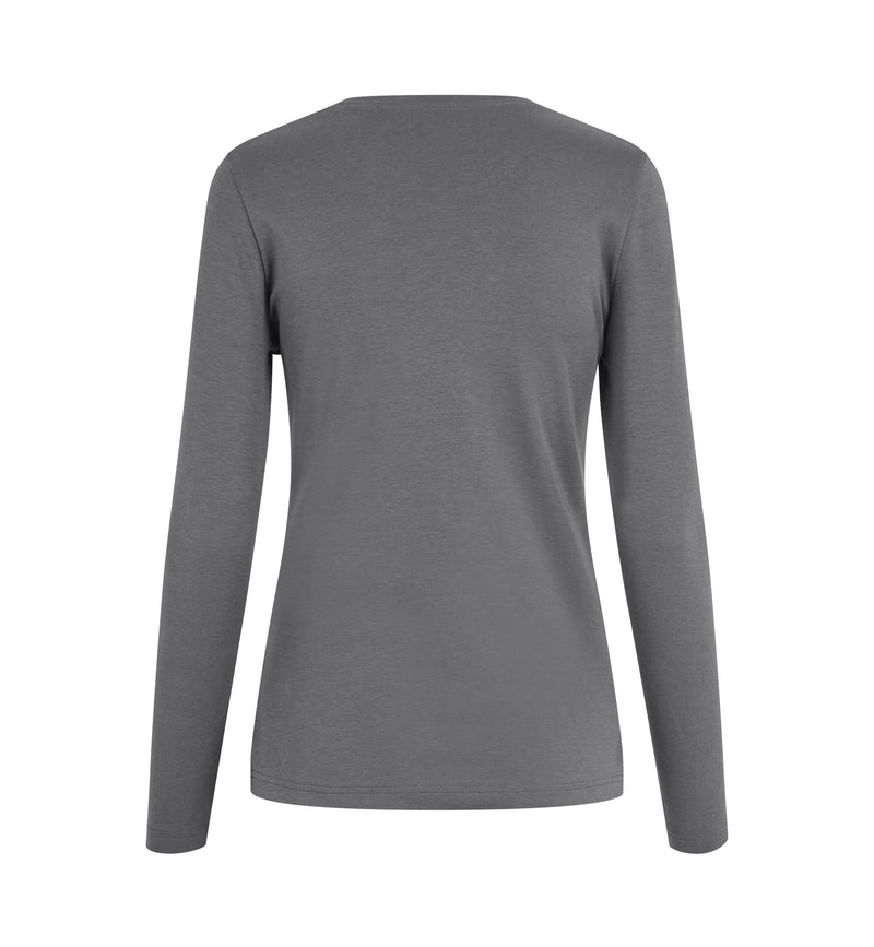 Laden Sie das Bild in Galerie -Viewer, ID ökologisch Langarm Damen Interlock T-Shirt - 5003