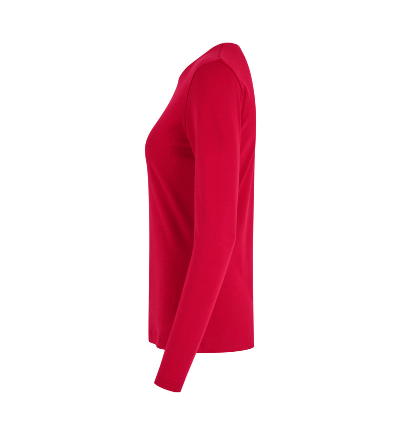 Laden Sie das Bild in Galerie -Viewer, ID ökologisch Langarm Damen Interlock T-Shirt - 5003