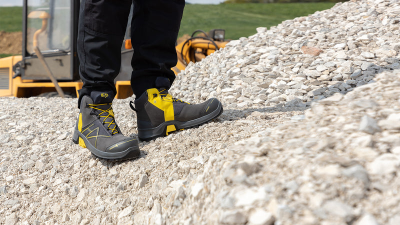 Laden Sie das Bild in Galerie -Viewer, Connexis Safety+ Gtx Mid Grey-Yellow