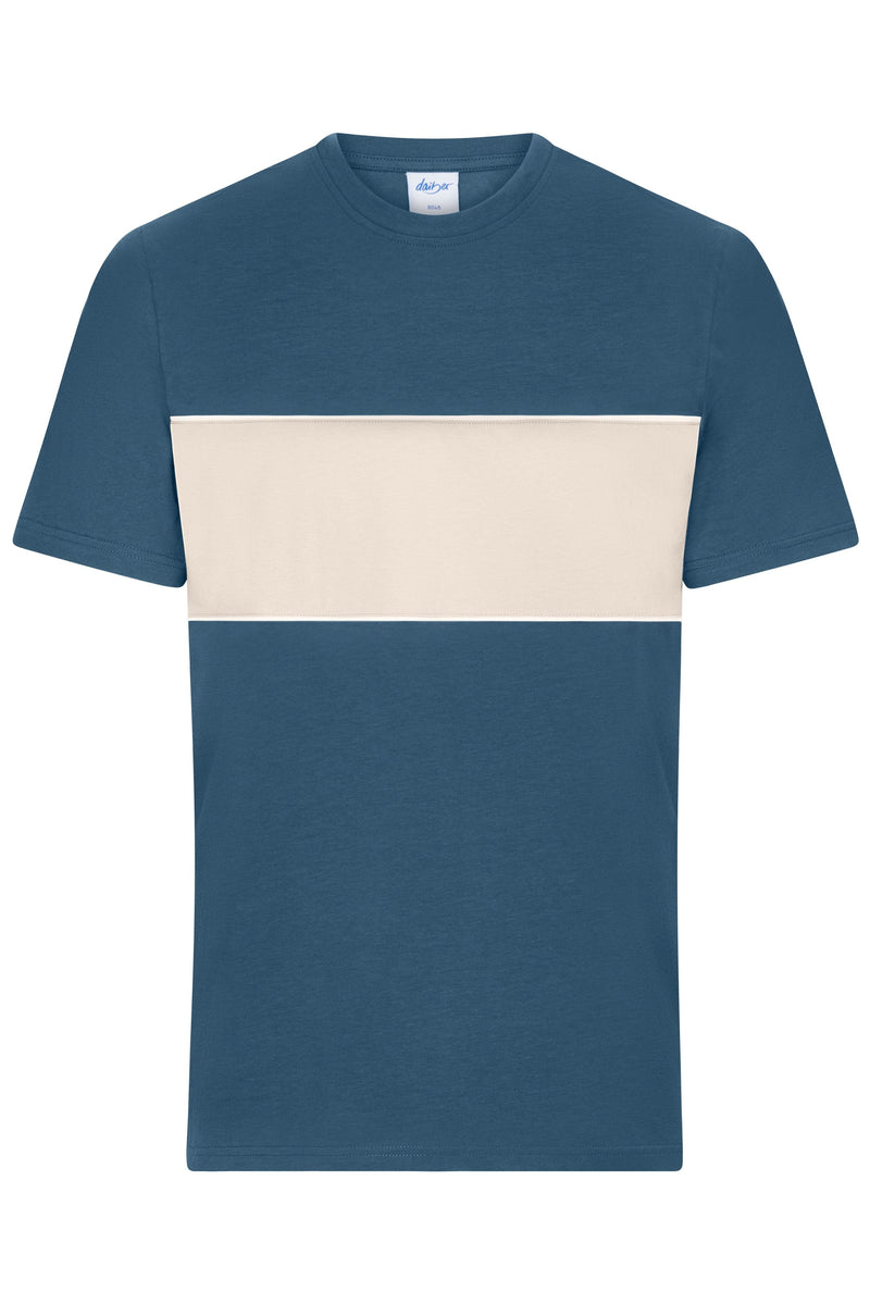 Laden Sie das Bild in Galerie -Viewer, T-Shirt colour-block UNISEX OCS Standard