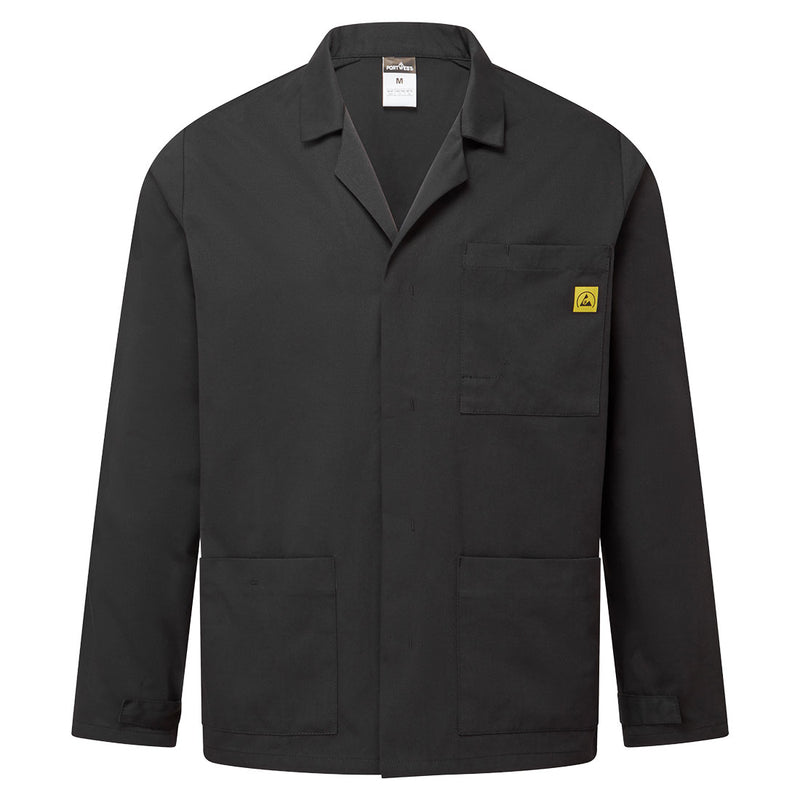 Laden Sie das Bild in Galerie -Viewer, Antistatische ESD-Laborjacke AS18