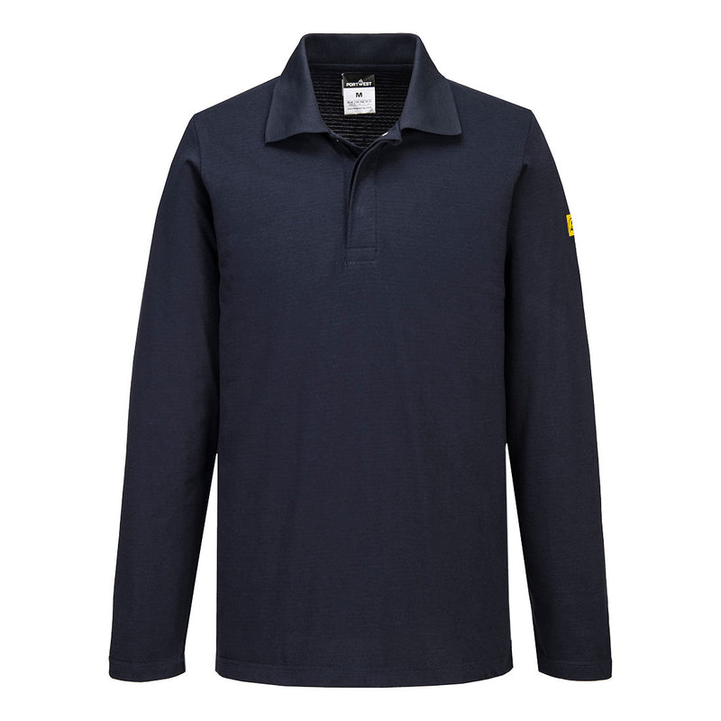 Laden Sie das Bild in Galerie -Viewer, Antistatisches ESD-Poloshirt langarm AS23