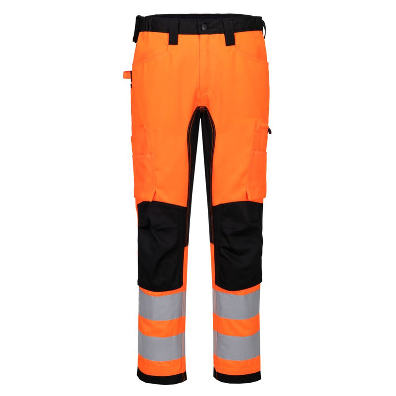 Laden Sie das Bild in Galerie -Viewer, WX2 ECO Hi-Vis Stretch Arbeitsbundhose CD848