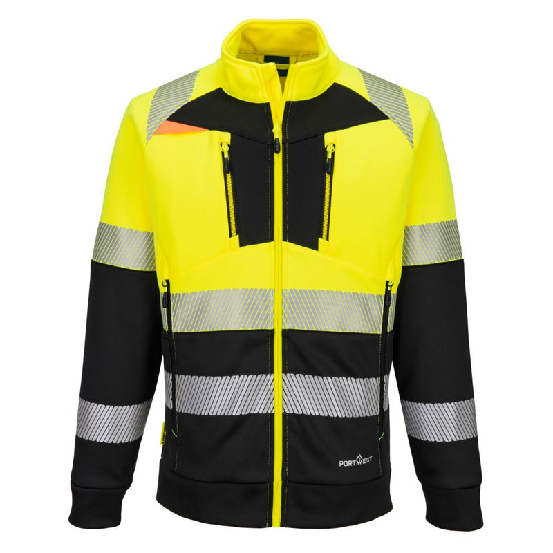 Laden Sie das Bild in Galerie -Viewer, DX4 Hi-Vis Sweatjacke mit Kragen Klasse 1 DX490