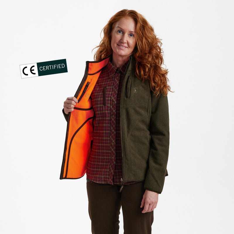 Laden Sie das Bild in Galerie -Viewer, Lady Pam Bonded Fleecejacke - wendbar