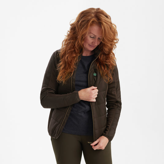 Lady Heat wattierte Jacke - beheizbare Jacke