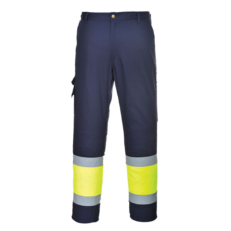 Laden Sie das Bild in Galerie -Viewer, Hi-Vis Kontrast Service Bundhose Klasse 1 E049