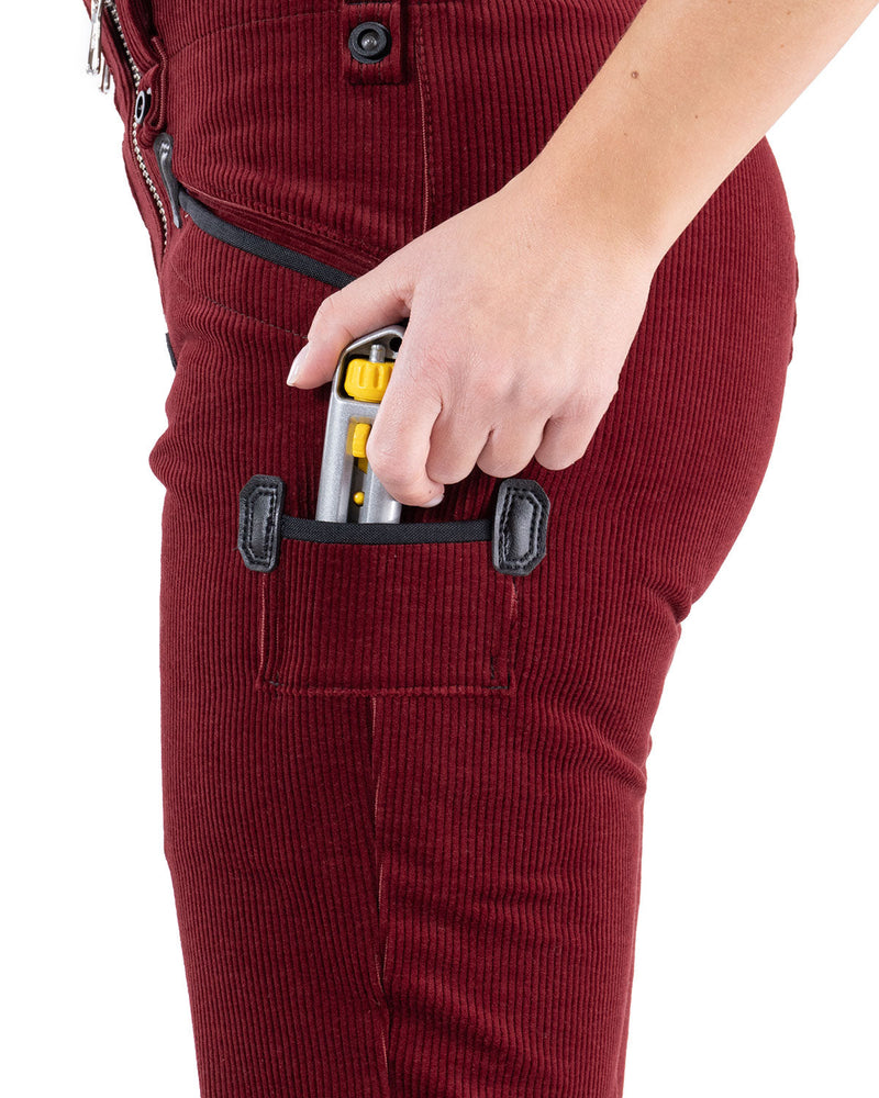 Laden Sie das Bild in Galerie -Viewer, Oyster Rosa Damen Zunfthose ohne Schlag