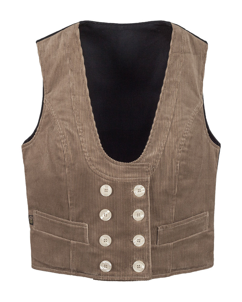 Laden Sie das Bild in Galerie -Viewer, Orgnatur Nyx Damen Zunftweste kurzer Rücken