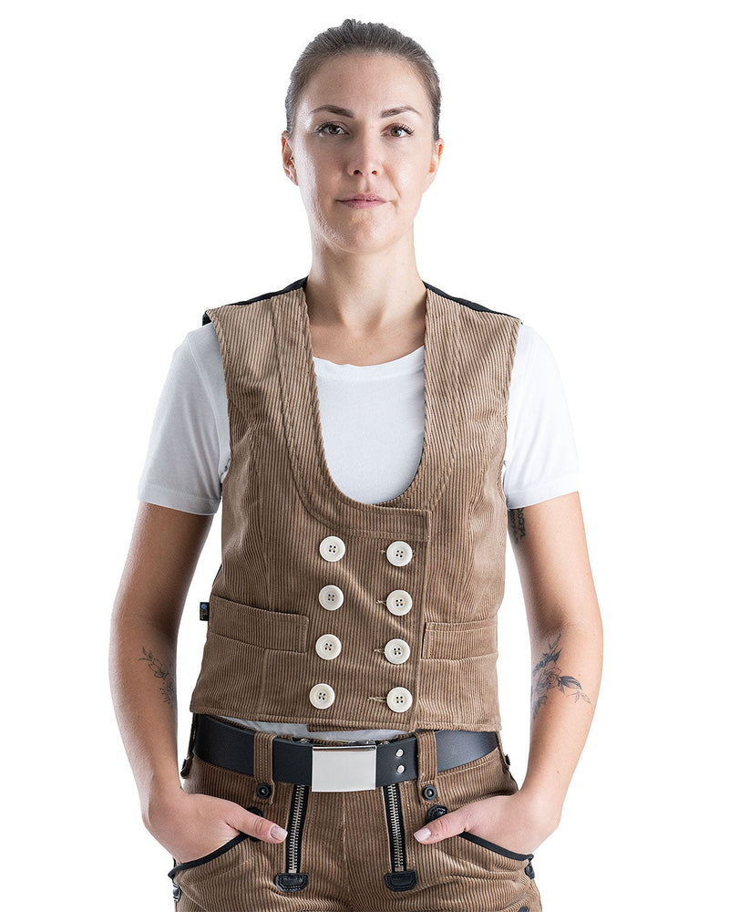 Laden Sie das Bild in Galerie -Viewer, Orgnatur Nyx Damen Zunftweste kurzer Rücken