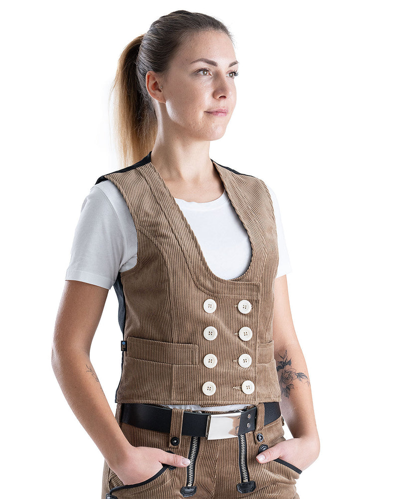 Laden Sie das Bild in Galerie -Viewer, Orgnatur Nyx Damen Zunftweste kurzer Rücken