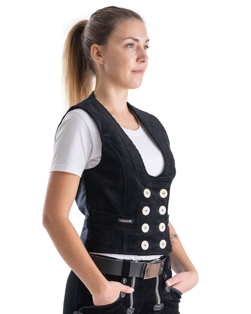 Laden Sie das Bild in Galerie -Viewer, Orgnatur Nyx Damen Zunftweste kurzer Rücken