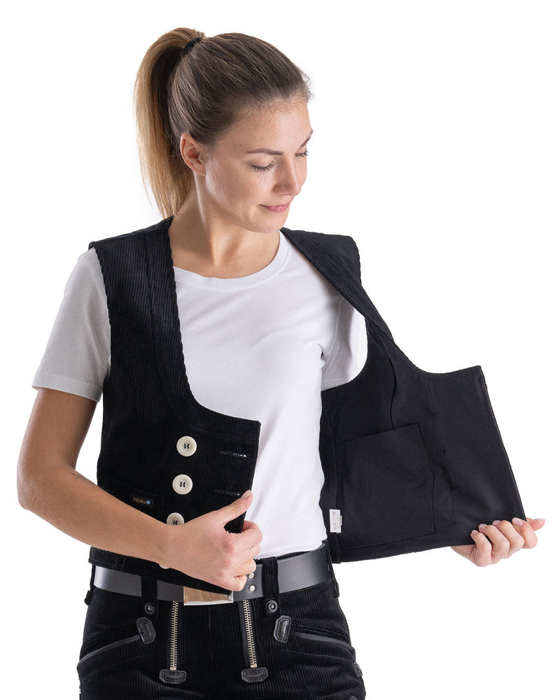 Laden Sie das Bild in Galerie -Viewer, Orgnatur Nyx Damen Zunftweste kurzer Rücken