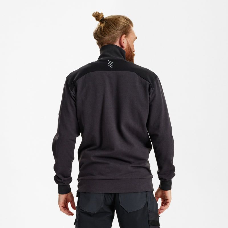 Laden Sie das Bild in Galerie -Viewer, Entire Sweatcardigan mit Kragen 8328-247