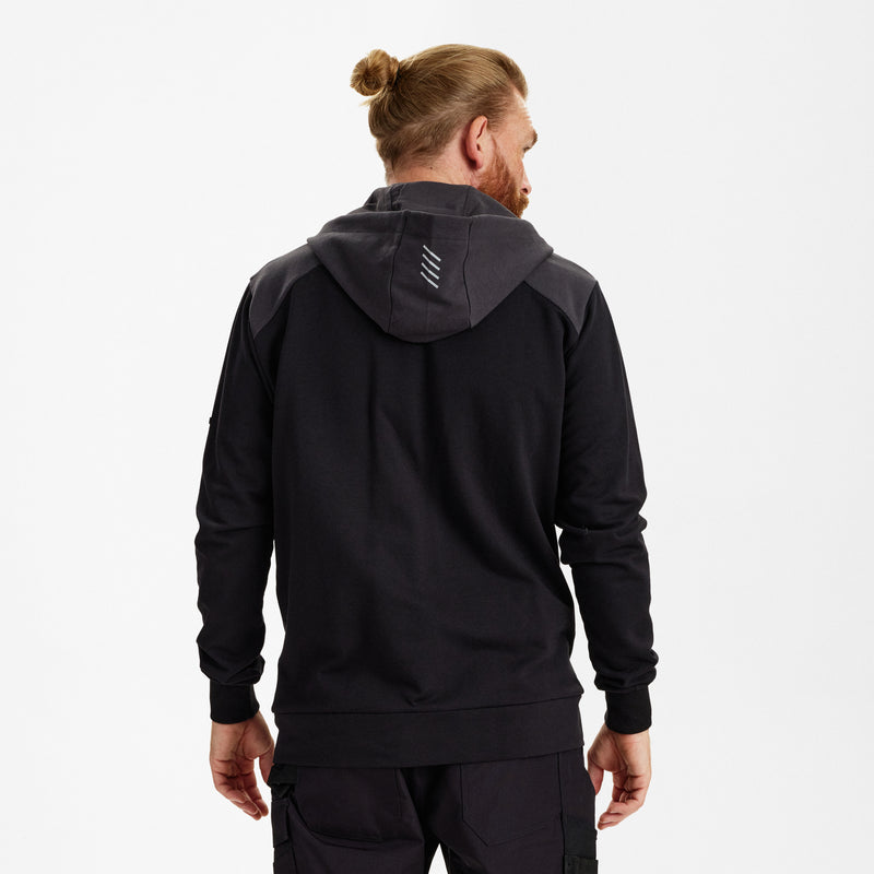 Laden Sie das Bild in Galerie -Viewer, Entire sweatcardigan mit kapuze 8329-247