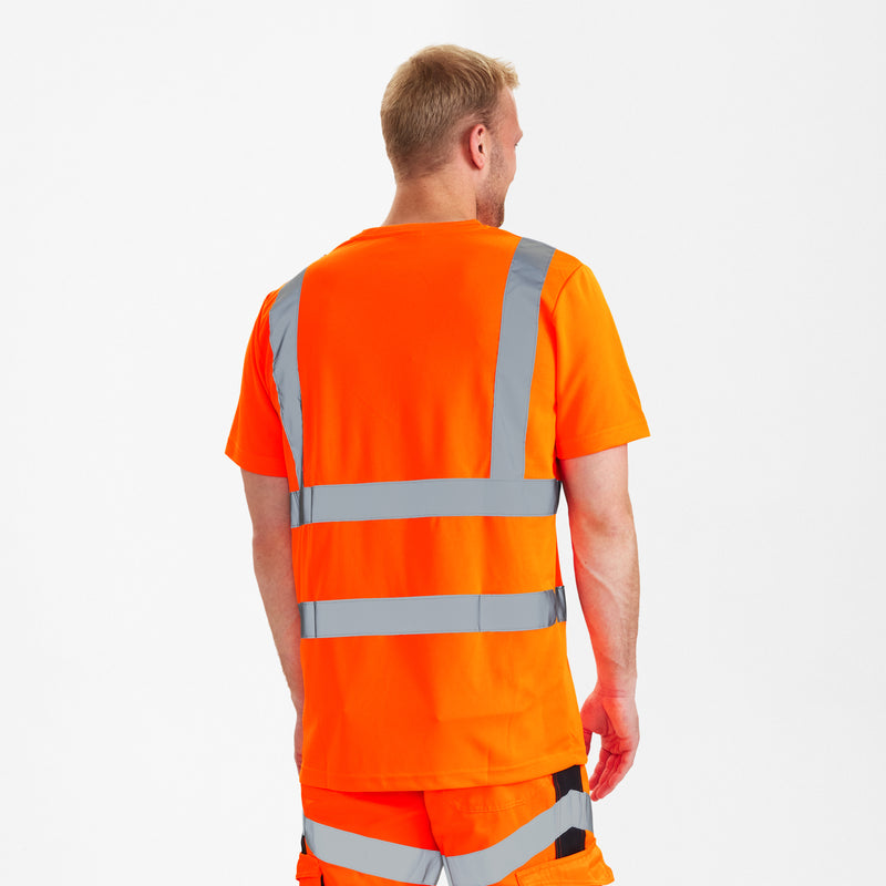 Laden Sie das Bild in Galerie -Viewer, Safety T-Shirt mit Brusttasche 9541-151