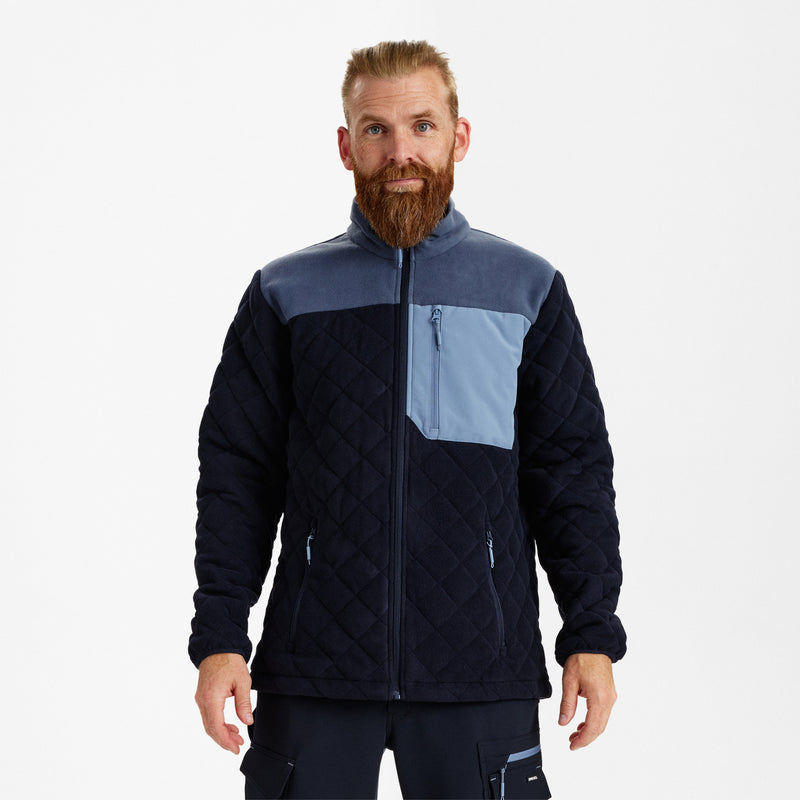 Laden Sie das Bild in Galerie -Viewer, Entire Gestepptes-Fleecejacke 1326-143