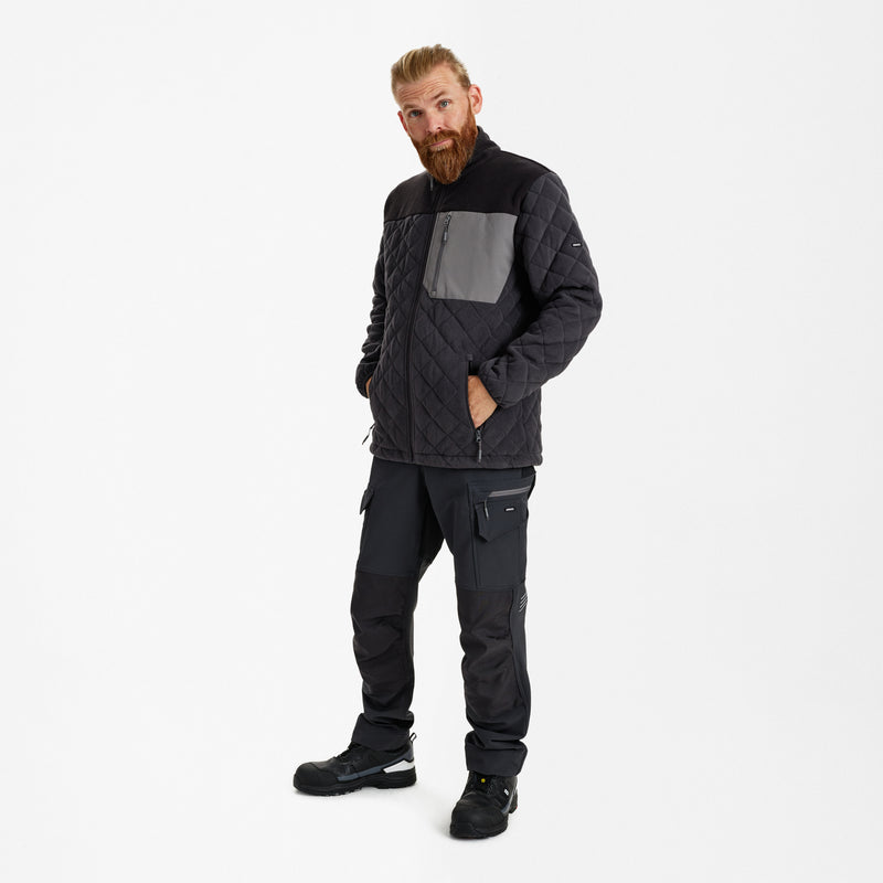 Laden Sie das Bild in Galerie -Viewer, Entire Gestepptes-Fleecejacke 1326-143