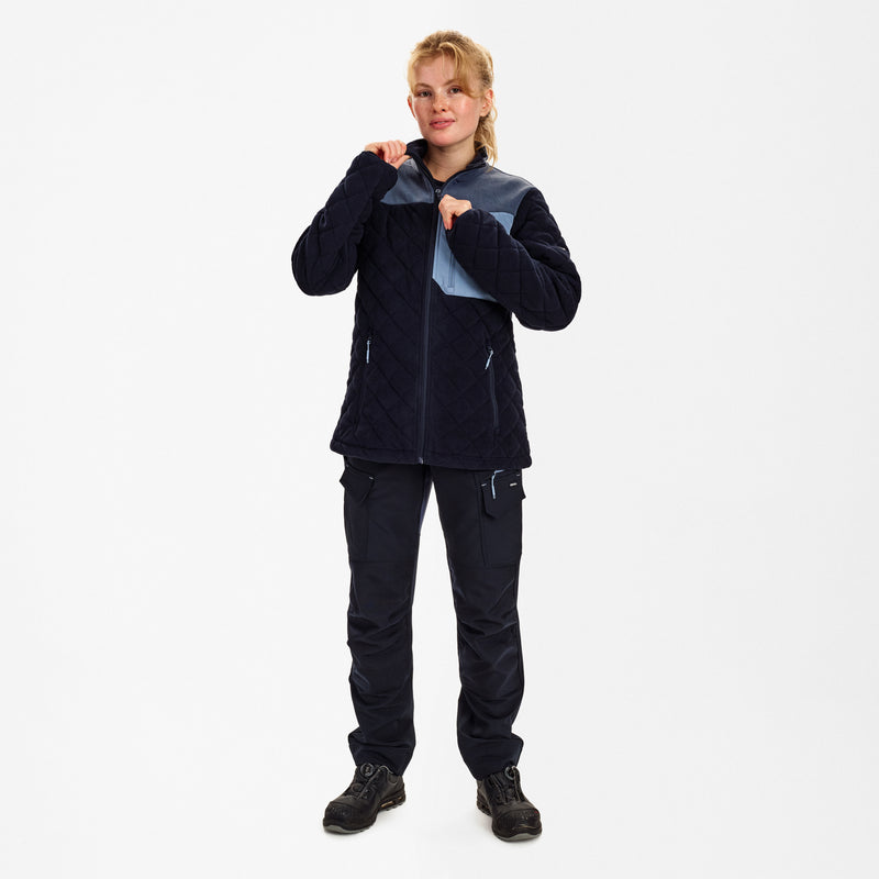 Laden Sie das Bild in Galerie -Viewer, Entire Damen Gestepptes-Fleecejacke 1336-143