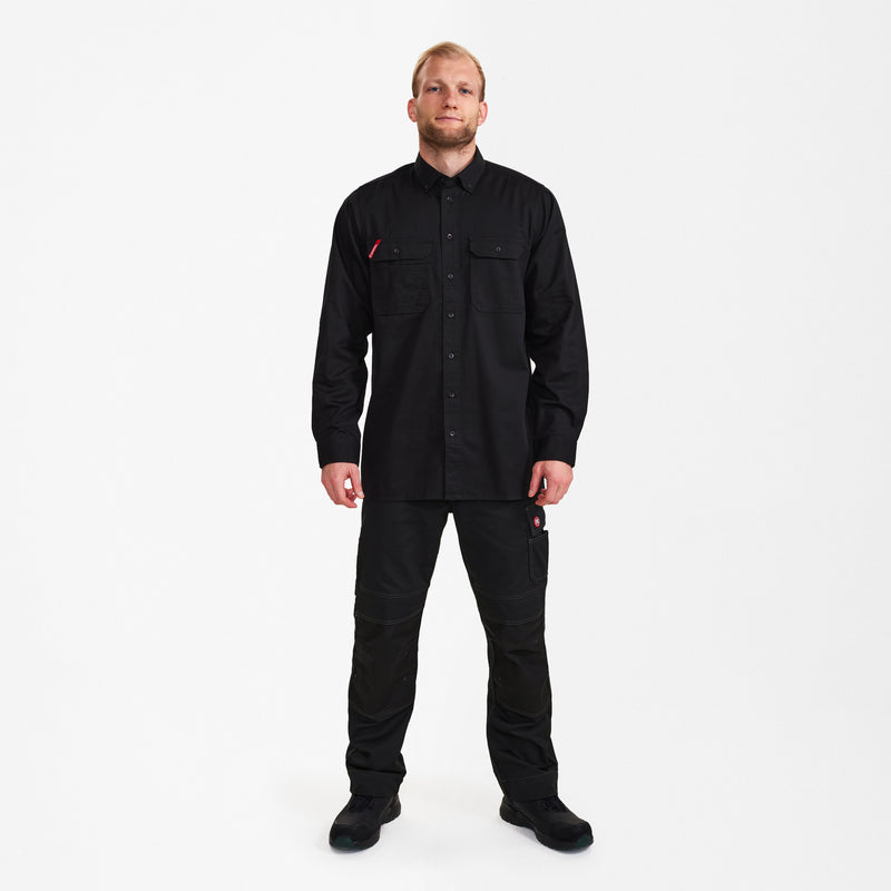 Laden Sie das Bild in Galerie -Viewer, Extend Baumwolle langärmliges Herrenhemd 7181-830