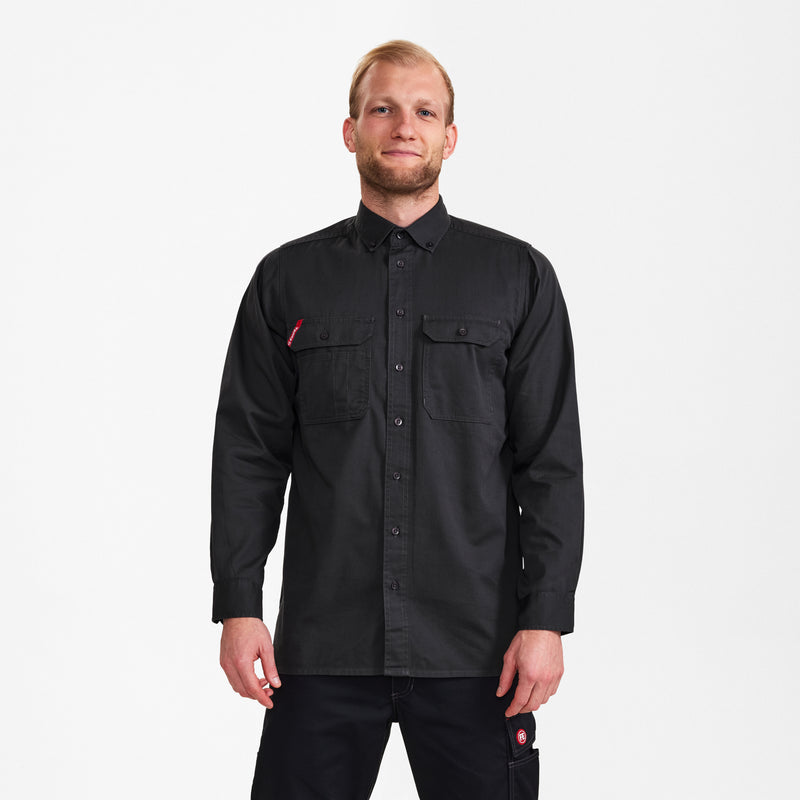 Laden Sie das Bild in Galerie -Viewer, Extend Baumwolle langärmliges Herrenhemd 7181-830