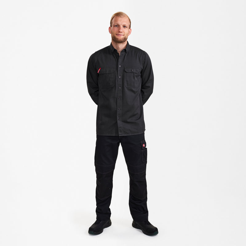 Laden Sie das Bild in Galerie -Viewer, Extend Baumwolle langärmliges Herrenhemd 7181-830