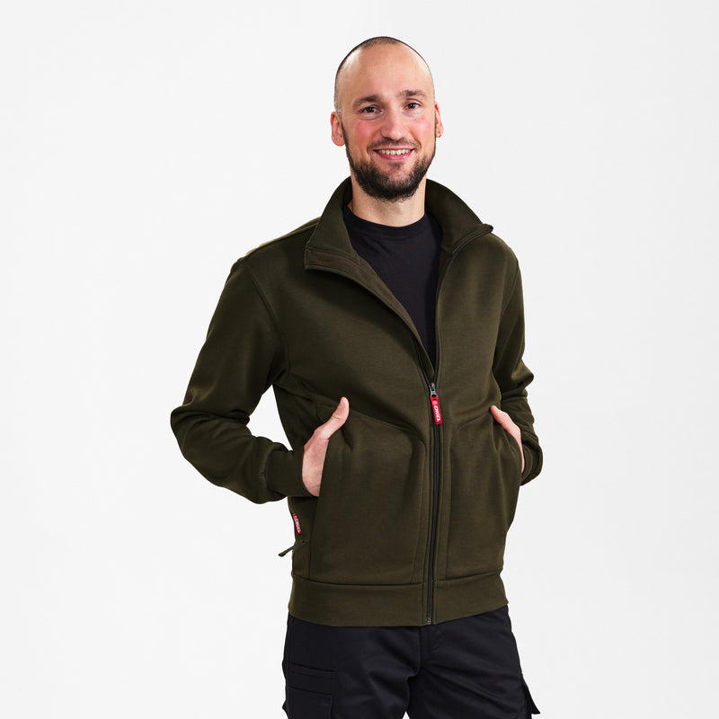 Laden Sie das Bild in Galerie -Viewer, Extend Sweat-Jacke mit hohem Kragen 8024-233