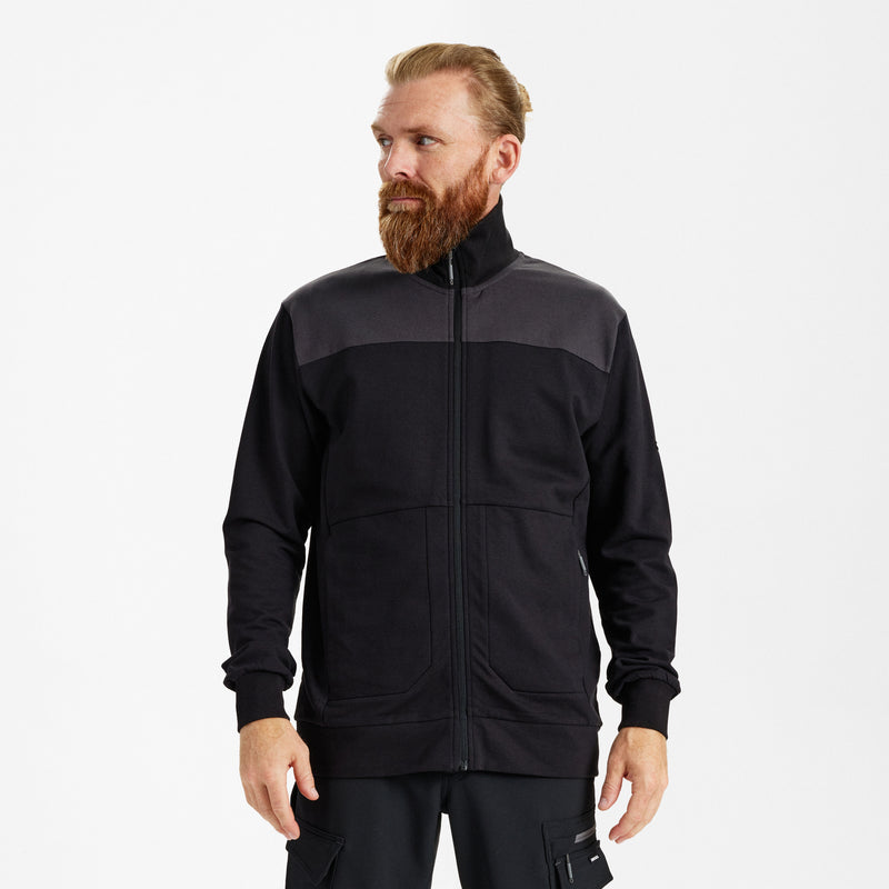 Laden Sie das Bild in Galerie -Viewer, Entire Sweatcardigan mit Kragen 8328-247