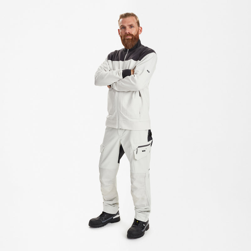 Laden Sie das Bild in Galerie -Viewer, Entire Sweatcardigan mit Kragen 8328-247