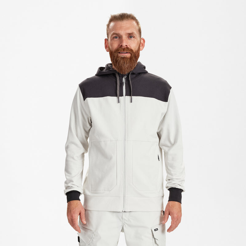 Laden Sie das Bild in Galerie -Viewer, Entire sweatcardigan mit kapuze 8329-247