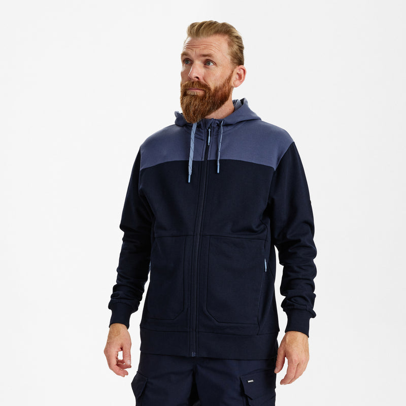 Laden Sie das Bild in Galerie -Viewer, Entire sweatcardigan mit kapuze 8329-247