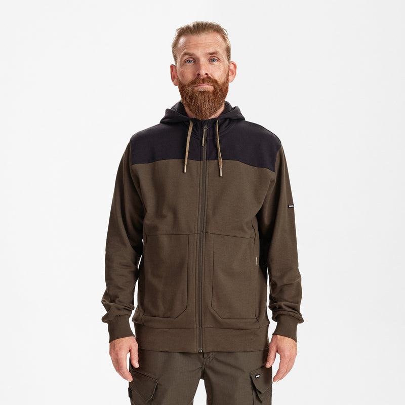 Laden Sie das Bild in Galerie -Viewer, Entire sweatcardigan mit kapuze 8329-247