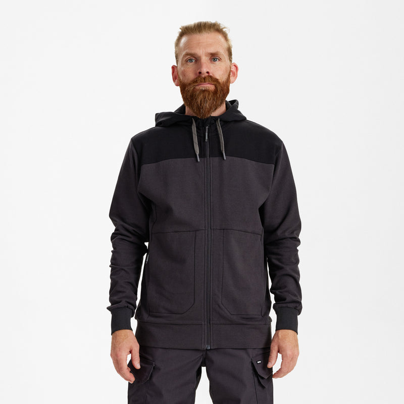 Laden Sie das Bild in Galerie -Viewer, Entire sweatcardigan mit kapuze 8329-247