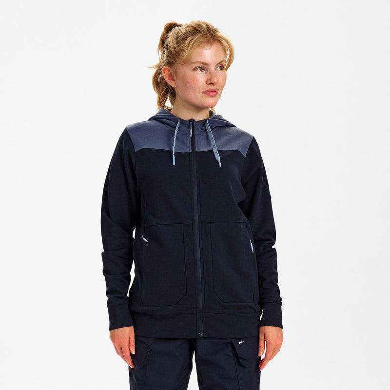 Laden Sie das Bild in Galerie -Viewer, Entire Damen Sweatcardigan mit Kapuze 8334-247