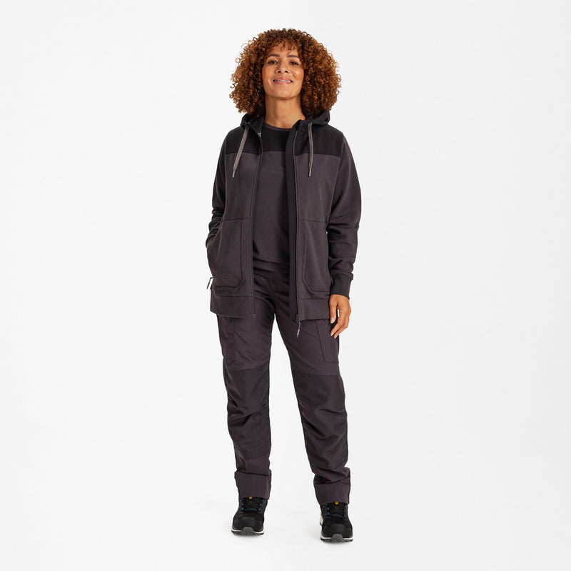 Laden Sie das Bild in Galerie -Viewer, Entire Damen Sweatcardigan mit Kapuze 8334-247