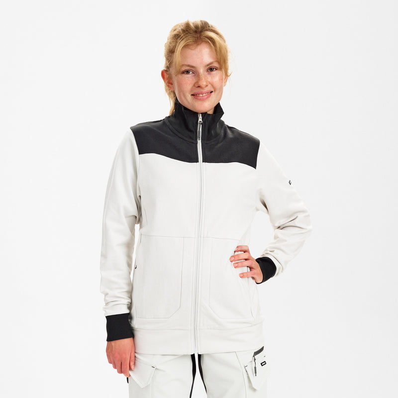 Laden Sie das Bild in Galerie -Viewer, Entire Damen Sweatcardigan mit Kragen 8335-247