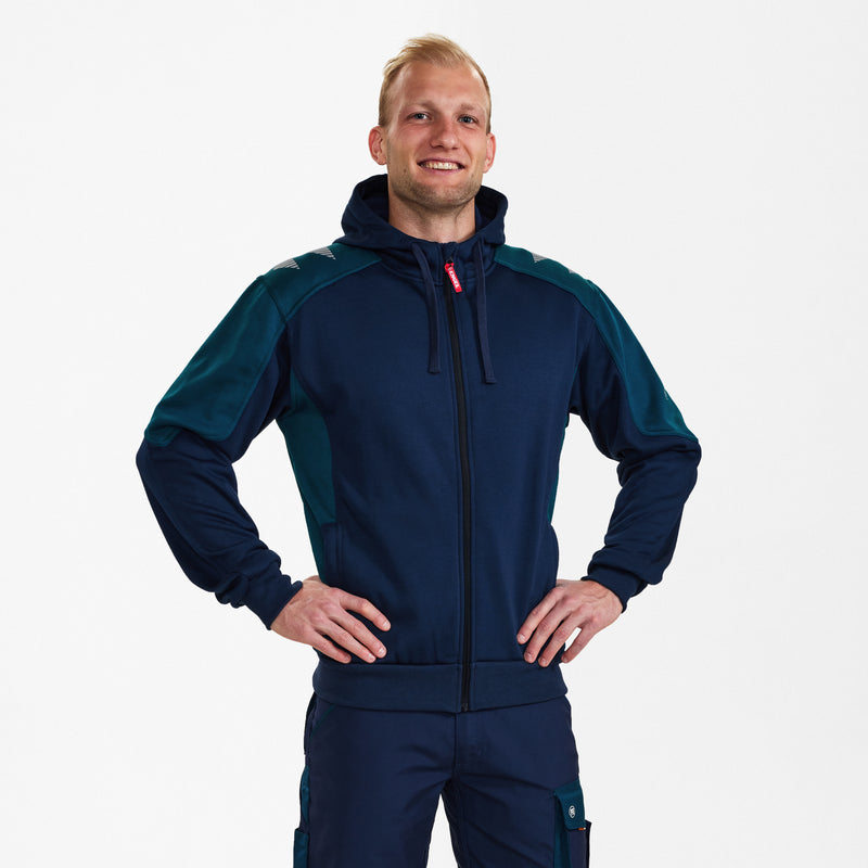 Laden Sie das Bild in Galerie -Viewer, Galaxy Sweatcardigan mit Kapuze 8820-233