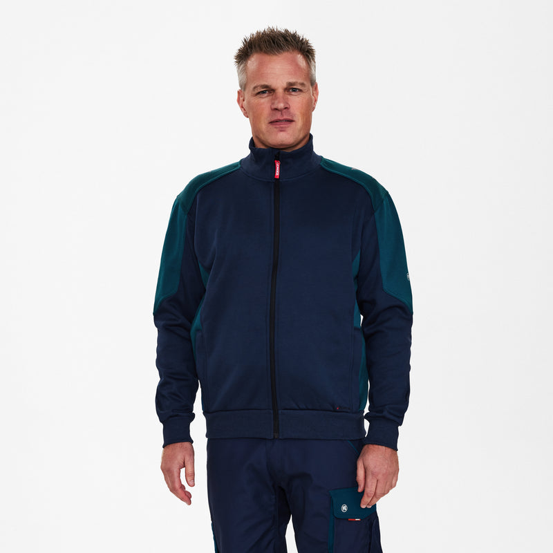 Laden Sie das Bild in Galerie -Viewer, Galaxy Sweatcardigan mit Kragen 8830-233