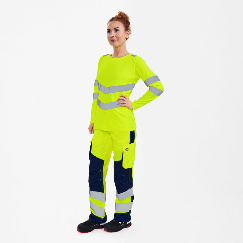 Laden Sie das Bild in Galerie -Viewer, Safety Damen langarm-Shirt 9543-182