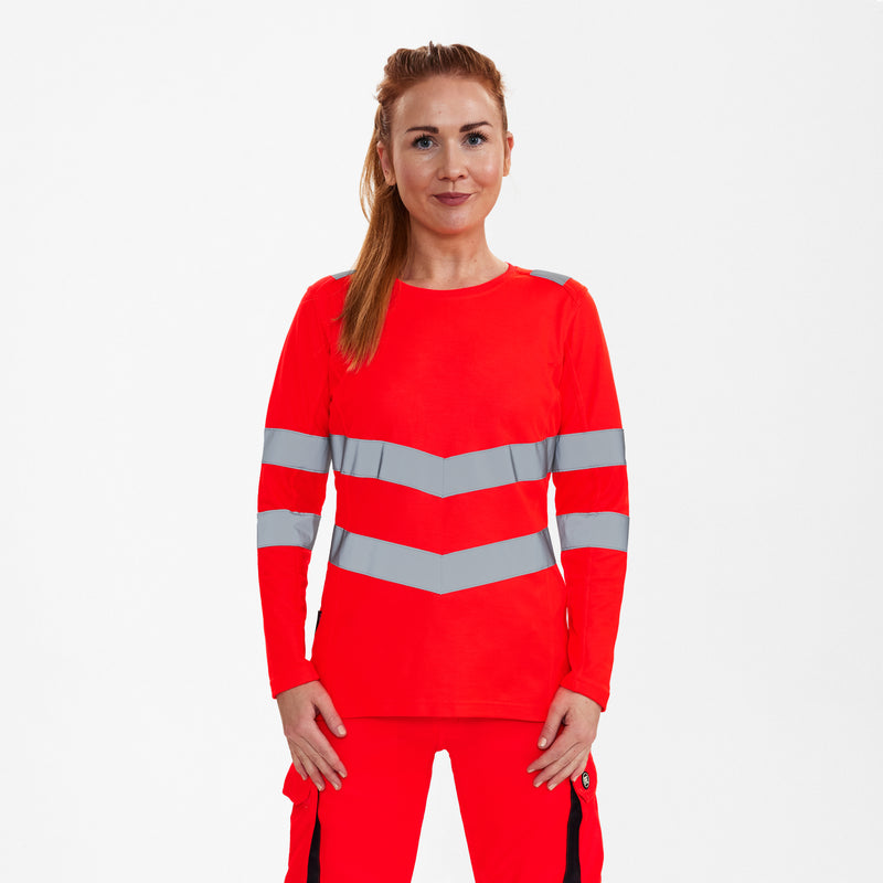 Laden Sie das Bild in Galerie -Viewer, Safety Damen langarm-Shirt 9543-182