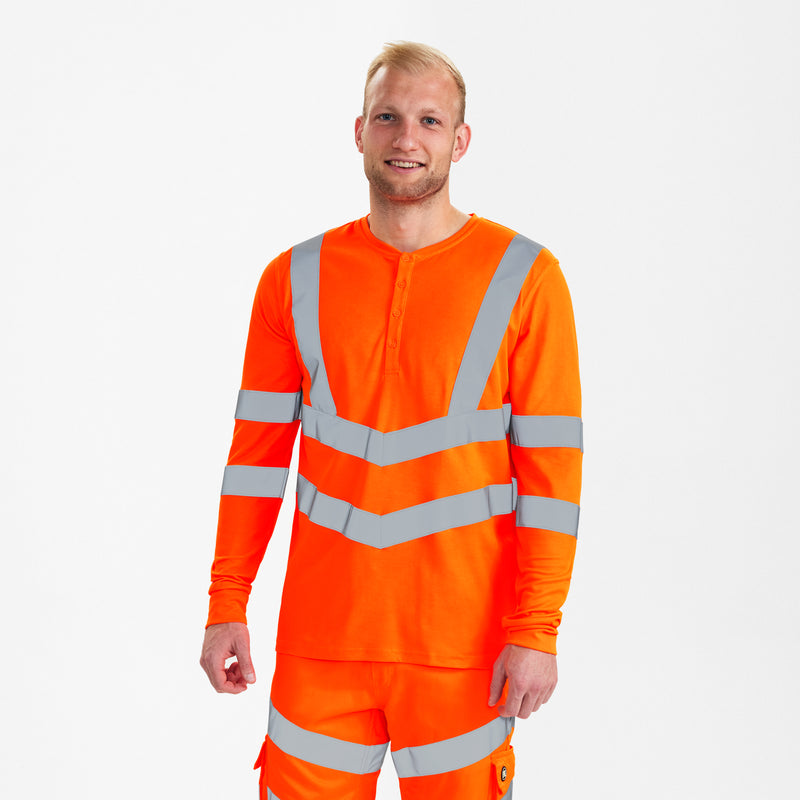 Laden Sie das Bild in Galerie -Viewer, Safety Grandad langarm-Shirt 9548-182