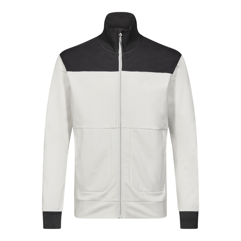 Laden Sie das Bild in Galerie -Viewer, Entire Sweatcardigan mit Kragen 8328-247