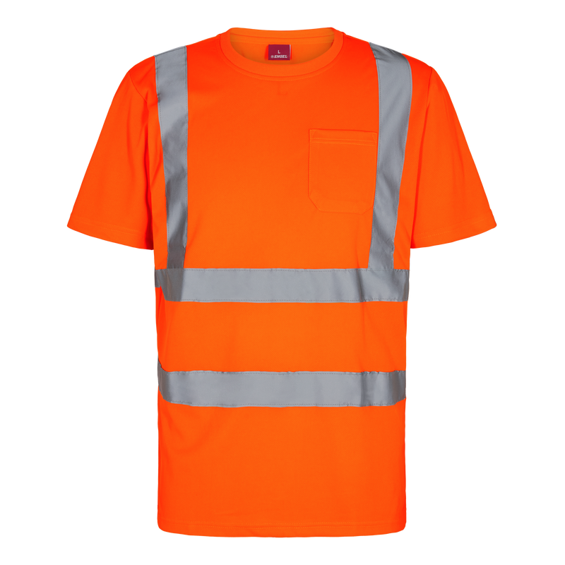 Laden Sie das Bild in Galerie -Viewer, Safety T-Shirt mit Brusttasche 9541-151