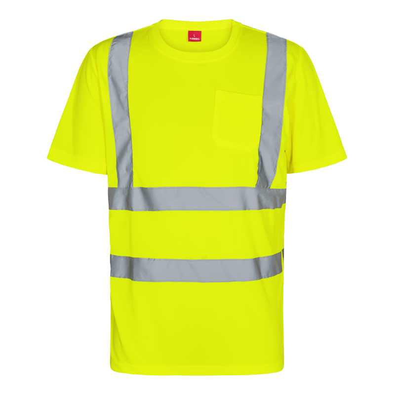 Laden Sie das Bild in Galerie -Viewer, Safety T-Shirt mit Brusttasche 9541-151