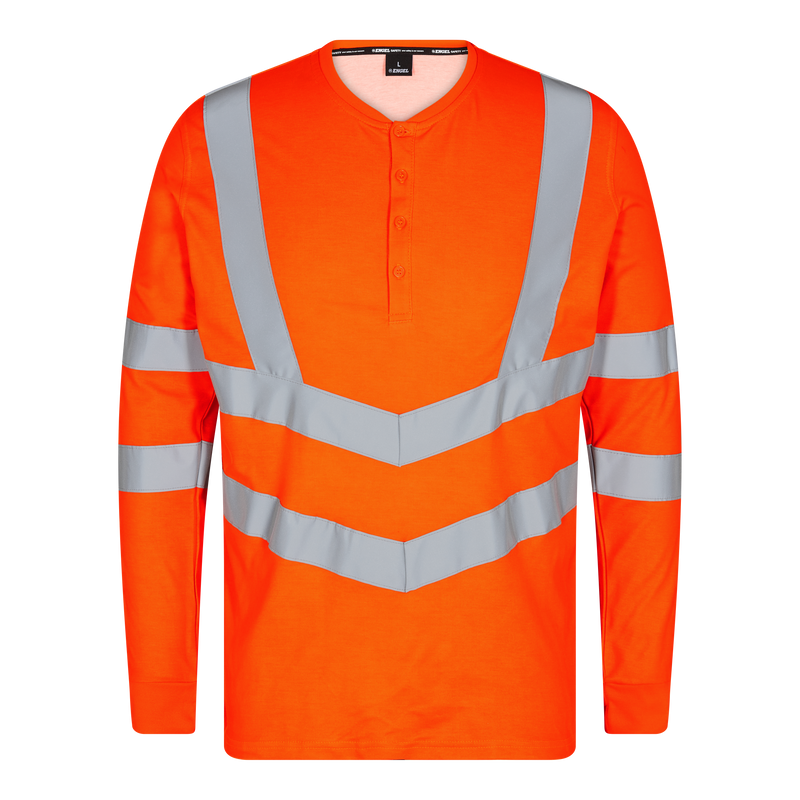 Laden Sie das Bild in Galerie -Viewer, Safety Grandad langarm-Shirt 9548-182