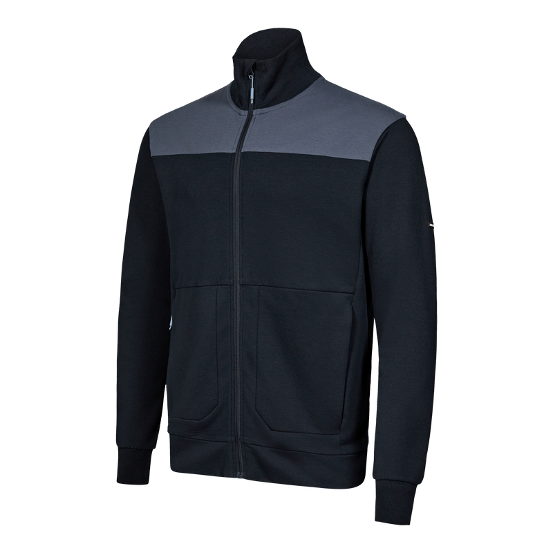 Laden Sie das Bild in Galerie -Viewer, Entire Sweatcardigan mit Kragen 8328-247